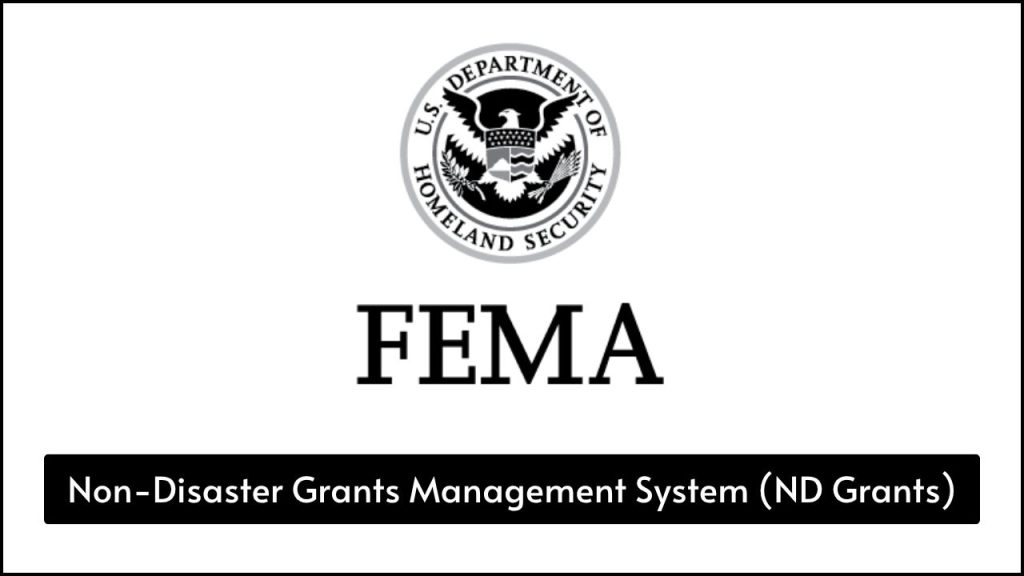 Non-Disaster Grants Management System (ND Grants)